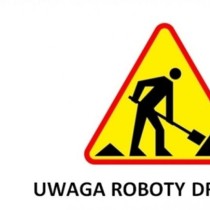 Uwaga roboty drogowe